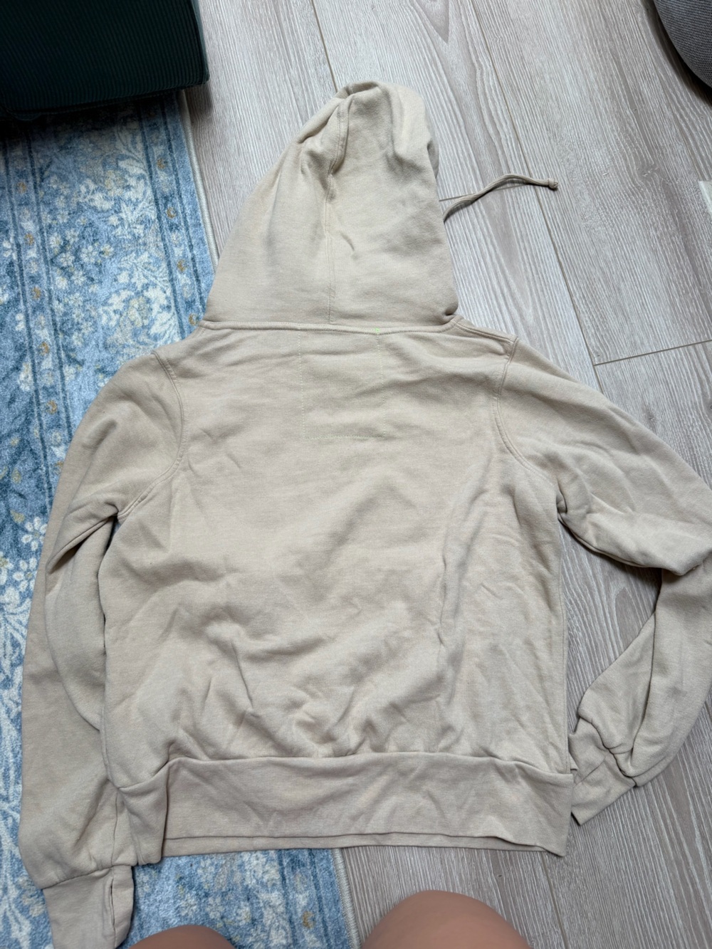 Aviator Nation Ninja Pullover Hoodie in Sand LA clean girl coastal beach prep - Picture 7 of 7
